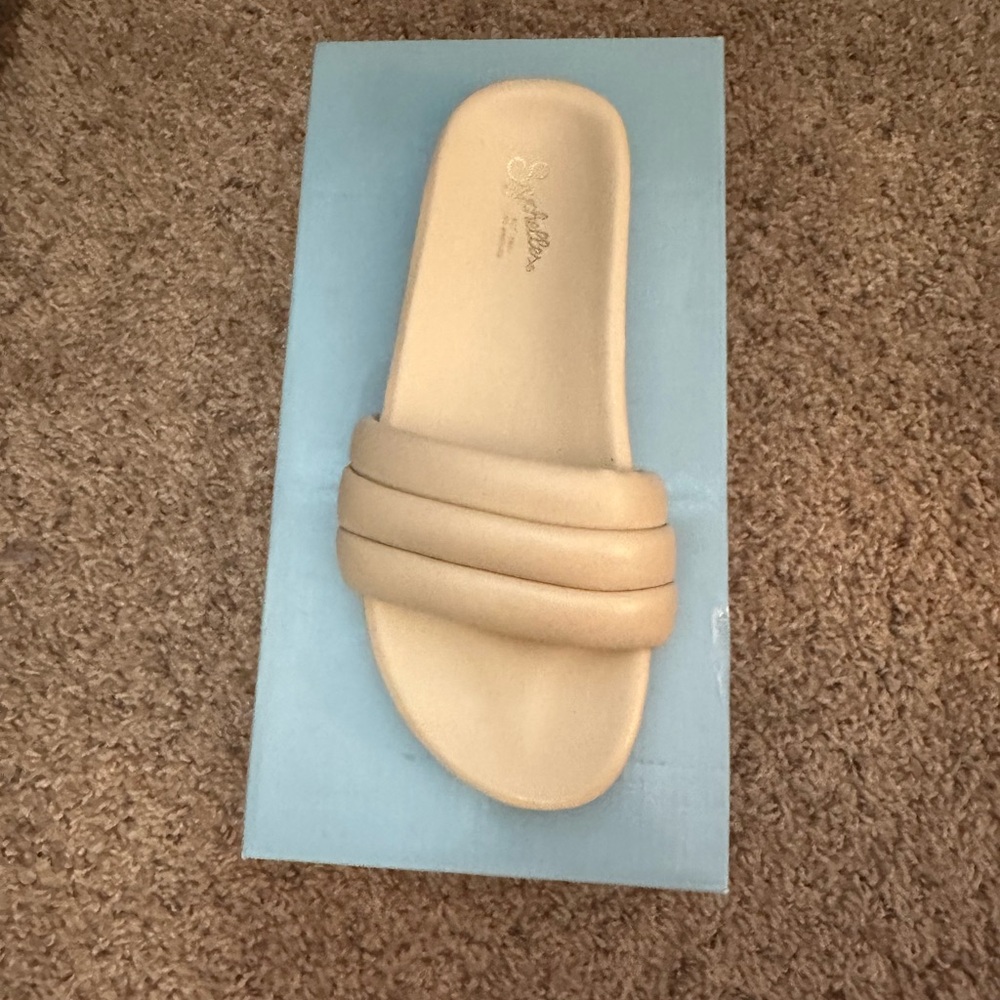 Seychelles Low Ley Sandal Ivory Leather - Size 7